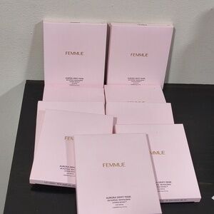 RESERVED! FEMMUE Aurora Dewy Eye Mask Patches For Black Circles/puffiness 4ct